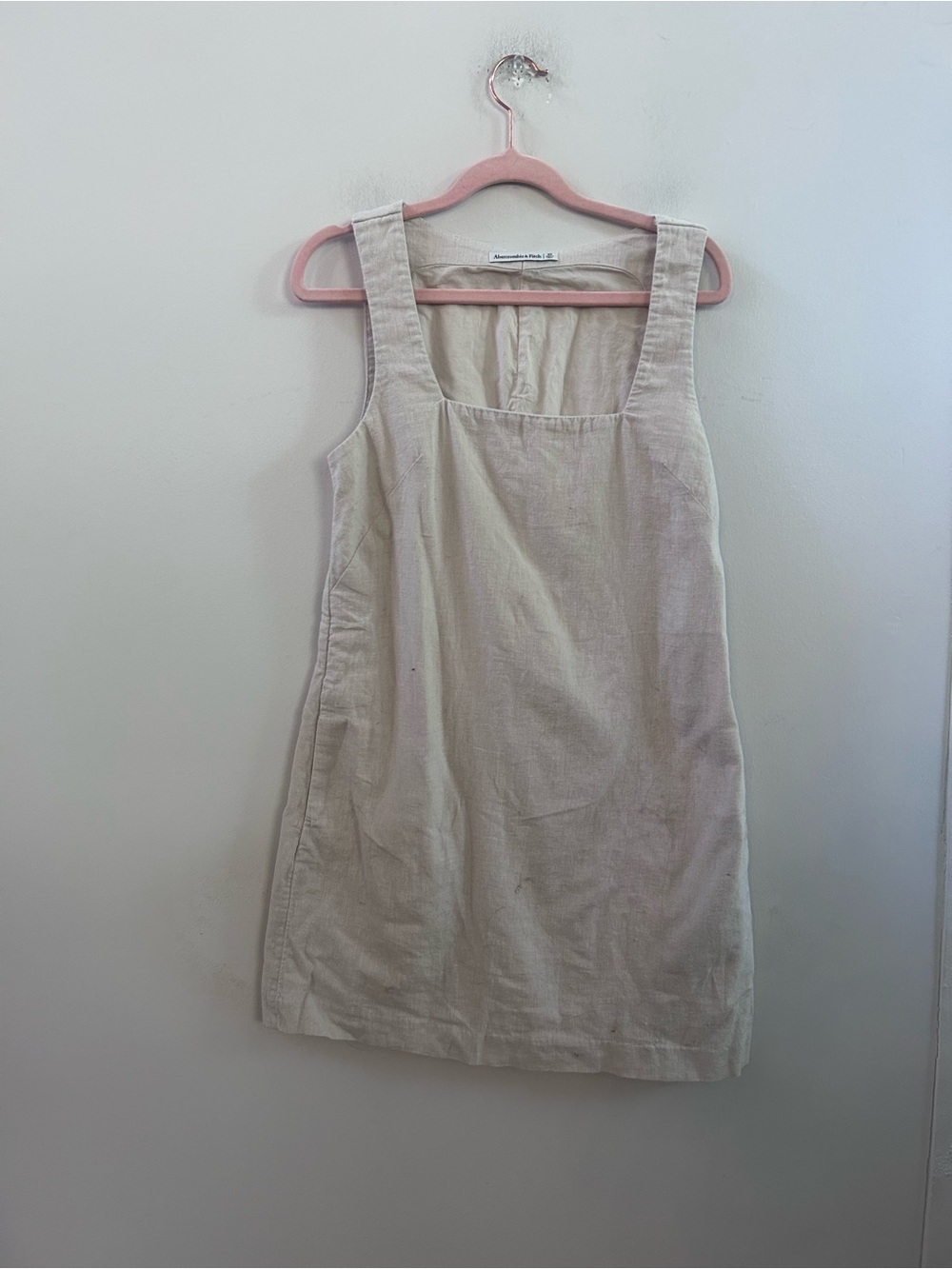 Abercrombie & Fitch linen-blend mini dress - Picture 2 of 6